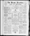 Buxton Advertiser Saturday 08 September 1883 Page 1