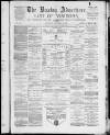 Buxton Advertiser Saturday 10 November 1883 Page 1