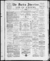 Buxton Advertiser Saturday 17 November 1883 Page 1