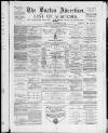 Buxton Advertiser Saturday 29 December 1883 Page 1