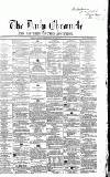 Newcastle Daily Chronicle Monday 21 June 1858 Page 1