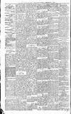 Newcastle Daily Chronicle Saturday 13 February 1892 Page 4