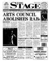 The Stage Thursday 22 March 2001 Page 1
