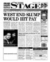 The Stage Thursday 27 September 2001 Page 1