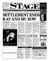 The Stage Thursday 11 October 2001 Page 1