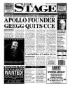 The Stage Thursday 27 December 2001 Page 1
