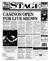 The Stage Thursday 12 September 2002 Page 1