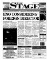 The Stage Thursday 24 October 2002 Page 1