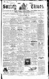 West Surrey Times Saturday 06 December 1856 Page 1