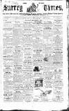 West Surrey Times Saturday 27 December 1856 Page 1