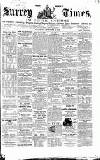 West Surrey Times Saturday 21 February 1857 Page 1