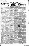 West Surrey Times Saturday 11 April 1857 Page 1
