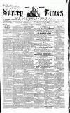 West Surrey Times Saturday 26 September 1857 Page 1