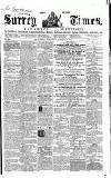 West Surrey Times Saturday 03 October 1857 Page 1