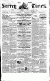 West Surrey Times Saturday 31 October 1857 Page 1