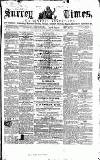 West Surrey Times Saturday 14 November 1857 Page 1