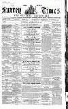 West Surrey Times Saturday 12 June 1858 Page 1