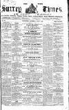 West Surrey Times Saturday 03 July 1858 Page 1