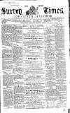 West Surrey Times Saturday 23 October 1858 Page 1