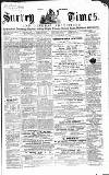 West Surrey Times Saturday 25 December 1858 Page 1