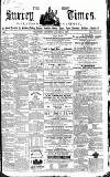 West Surrey Times Saturday 14 January 1860 Page 1