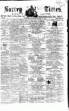 West Surrey Times Saturday 27 December 1862 Page 1