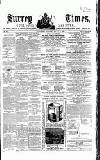West Surrey Times Saturday 28 March 1863 Page 1