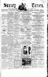 West Surrey Times Saturday 11 April 1863 Page 1