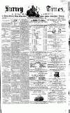 West Surrey Times Saturday 27 June 1863 Page 1