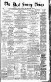 West Surrey Times Saturday 10 October 1874 Page 1