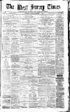 West Surrey Times Saturday 12 December 1874 Page 1