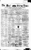 West Surrey Times Saturday 08 April 1876 Page 1