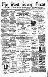 West Surrey Times Saturday 11 February 1882 Page 1