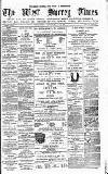 West Surrey Times Saturday 01 April 1882 Page 1