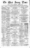 West Surrey Times Saturday 17 February 1883 Page 1