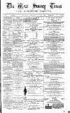 West Surrey Times Saturday 22 December 1883 Page 1