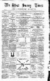 West Surrey Times Saturday 27 December 1884 Page 1