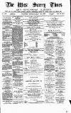 West Surrey Times Saturday 14 March 1885 Page 1