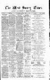West Surrey Times Saturday 13 June 1885 Page 1