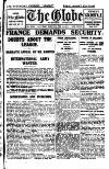 Globe Saturday 15 February 1919 Page 1