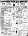 Dartmouth & South Hams chronicle Friday 19 January 1900 Page 1