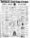 Dartmouth & South Hams chronicle Friday 01 November 1907 Page 1
