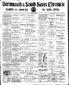 Dartmouth & South Hams chronicle Friday 17 January 1908 Page 1