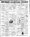Dartmouth & South Hams chronicle Friday 08 January 1909 Page 1