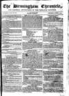 Birmingham Chronicle Thursday 01 April 1824 Page 1