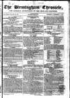 Birmingham Chronicle Thursday 01 December 1825 Page 1
