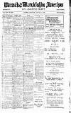 Warwick and Warwickshire Advertiser Saturday 17 January 1920 Page 1