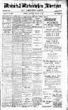 Warwick and Warwickshire Advertiser Saturday 31 January 1920 Page 1