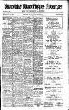 Warwick and Warwickshire Advertiser Saturday 08 October 1921 Page 1