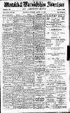 Warwick and Warwickshire Advertiser Saturday 20 January 1923 Page 1